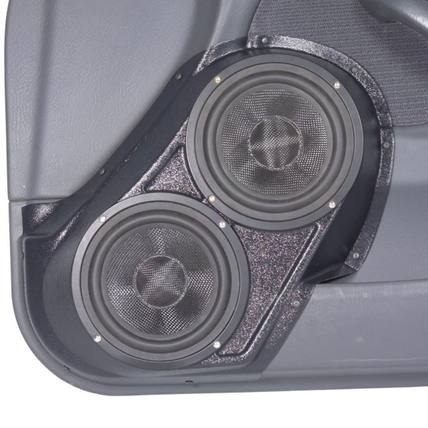  DOWN4SOUND PODS | DUAL 6.5" FRONT DOOR SPEAKER PODS FOR THE 1996-2000 HONDA CIVIC 4 DOOR 