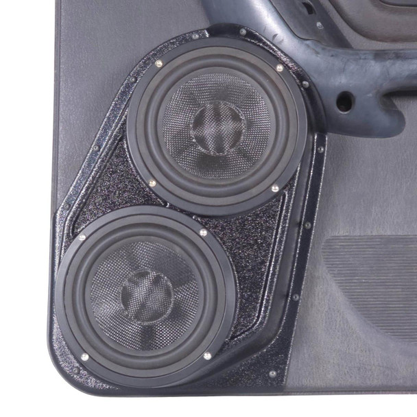  DOWN4SOUND PODS | DUAL 6.5" FRONT DOOR SPEAKER PODS FOR THE 1997-2001 JEEP CHEROKEE 
