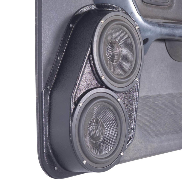  DOWN4SOUND PODS | DUAL 6.5" FRONT DOOR SPEAKER PODS FOR THE 1997-2001 JEEP CHEROKEE 