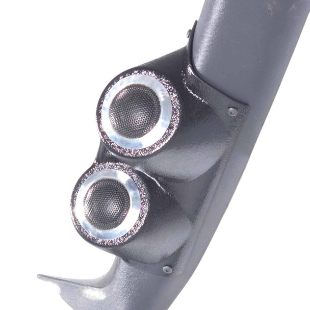 DOWN4SOUND PODS | DUAL 2" LOWER A-PILLAR SPEAKER PODS FOR THE 1998-2004 CHEVROLET BLAZER, S-10, GMC JIMMY, & SONOMA 