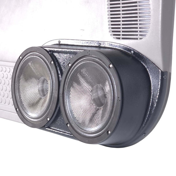  DOWN4SOUND PODS | DUAL 8" FRONT DOOR SPEAKER PODS FOR THE 1999-2007 FORD F-250/F-350/F-450/F-550 SUPER DUTY 