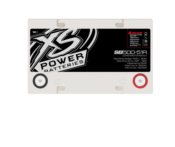 XS Power SB500-51R - 12V Super Capacitor Bank, Group 51R, Max Power 4,000W, 500 Farad