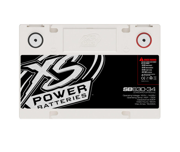 XS Power SB500-34 - 12V Super Capacitor Bank, Group 34, Max Power 4,000W, 500 Farad