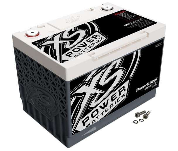 XS Power SB500-34R - 12V Super Capacitor Bank, Group 34R, Max Power 4,000W, 500 Farad