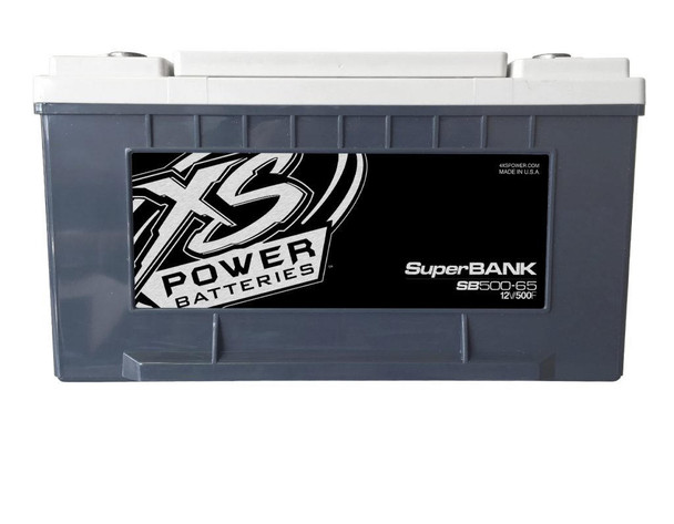XS Power SB500-65 - 12V Super Capacitor Bank, Group 65, Max Power 4,000W, 500 Farad