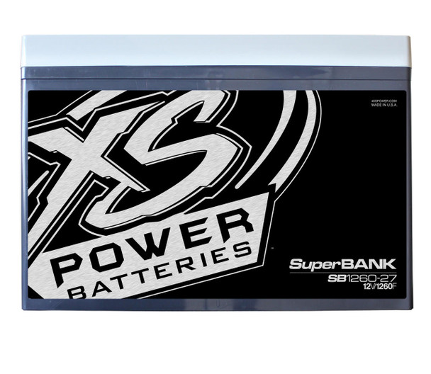 XS Power SB1260-27 - 12V Super Capacitor Bank, Group 27, Max Power 8,000W, 1260 Farad