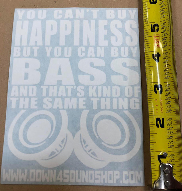 Down4Sound D4S - You Cant Buy Happiness But You Can Buy Bass - 6 Inch