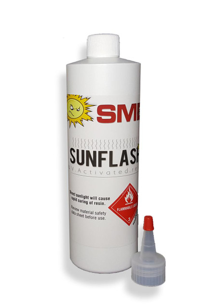SMD SunFlash UV Activated Resin 16 oz Bottle 2 Pack