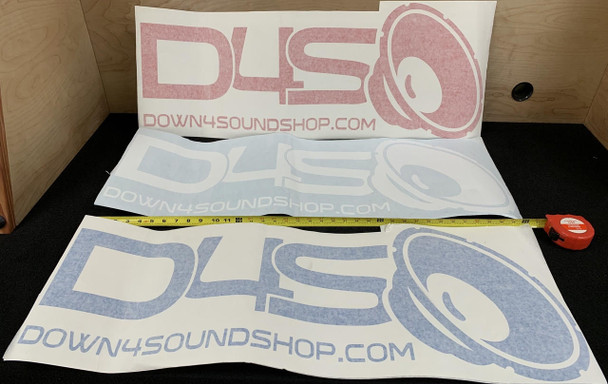 Down4Sound 36 DOWN4SOUND STICKER V2