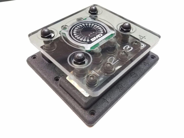 SMD Quad XL ANL Fuse Holder Cover W/ Integrated SMD VM-1 Aluminum