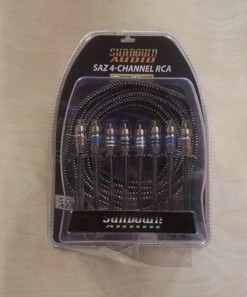Sundown Audio 25 FT SUNDOWN AUDIO 4 CHANNEL RCA INTERCONNECTS