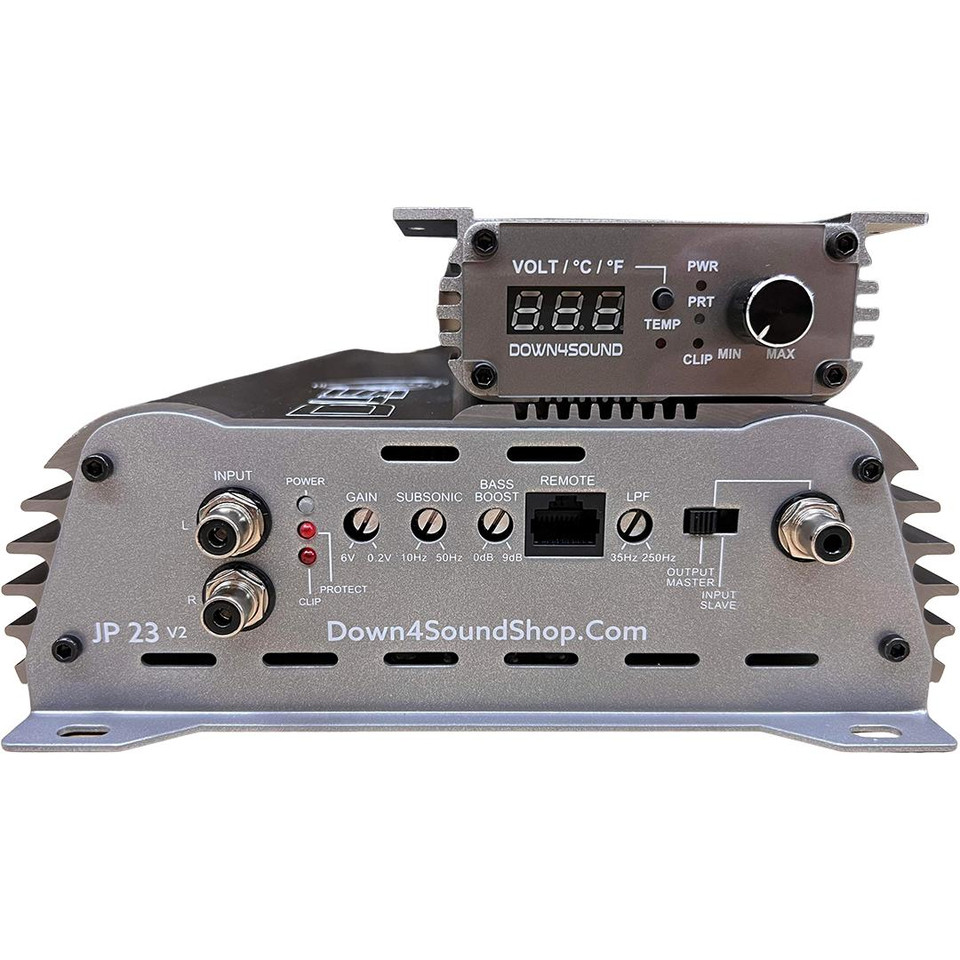 DOWN4SOUND JP23 V2 GRAY 2800W RMS AMPLIFIER Down4Sound Shop