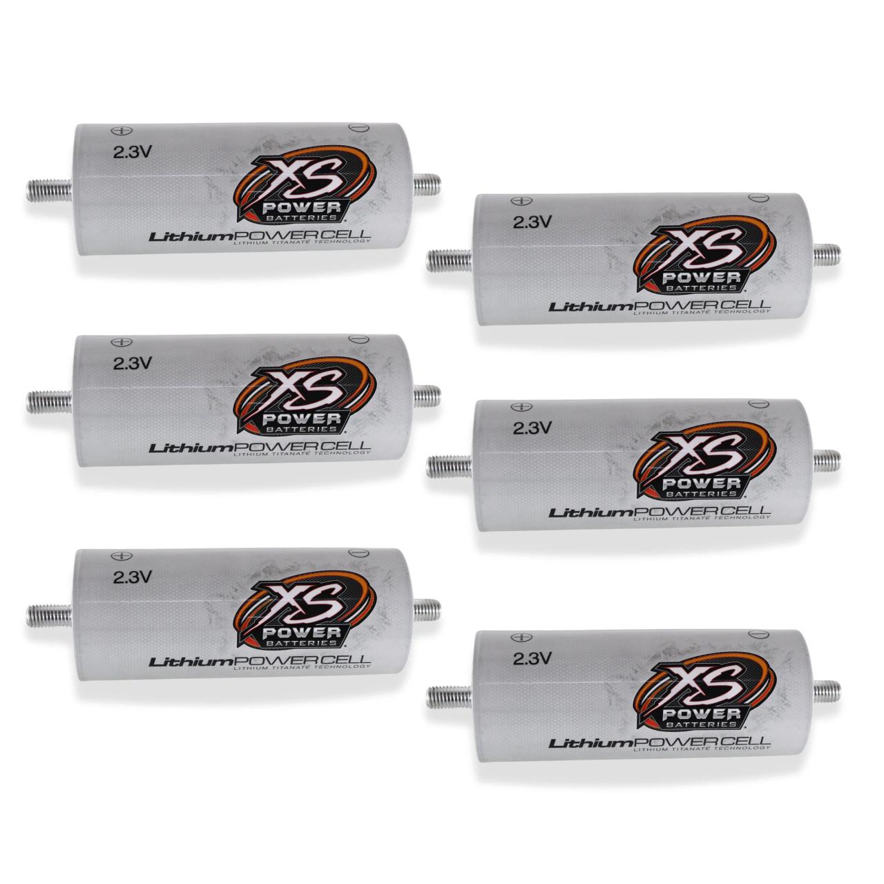 HI-LR ラウンドフェイサー＆インステッド 40th Anniv. XS POWER | 40AH YINLONG PACK OF 6 BY XS POWER - Down4Sound Shop