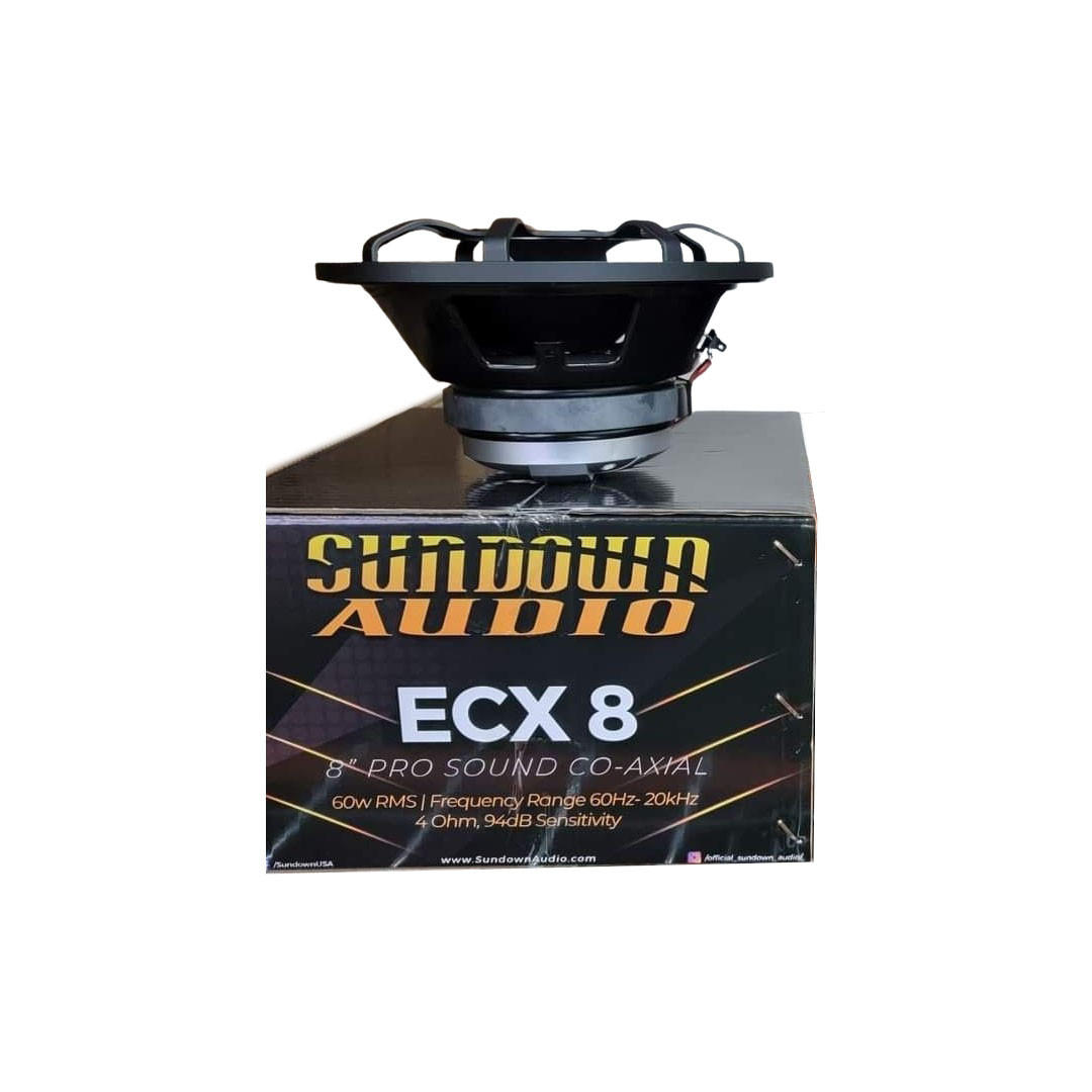 Sundown Audio ECX 8 - 8 inch 60W RMS Coaxial speaker 4 OHM (SINGLE