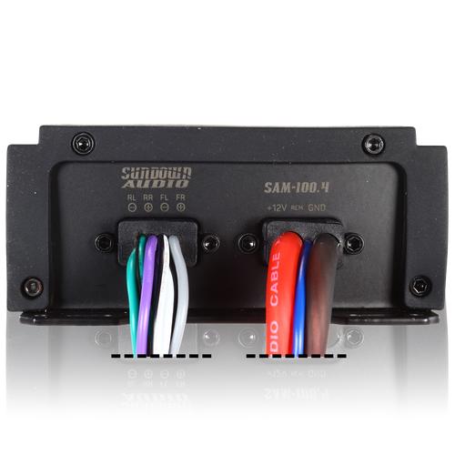 SUNDOWN POWERSPORTS | SAMV2-100.4 400W 4 CHANNEL MICRO AMPLIFIER
