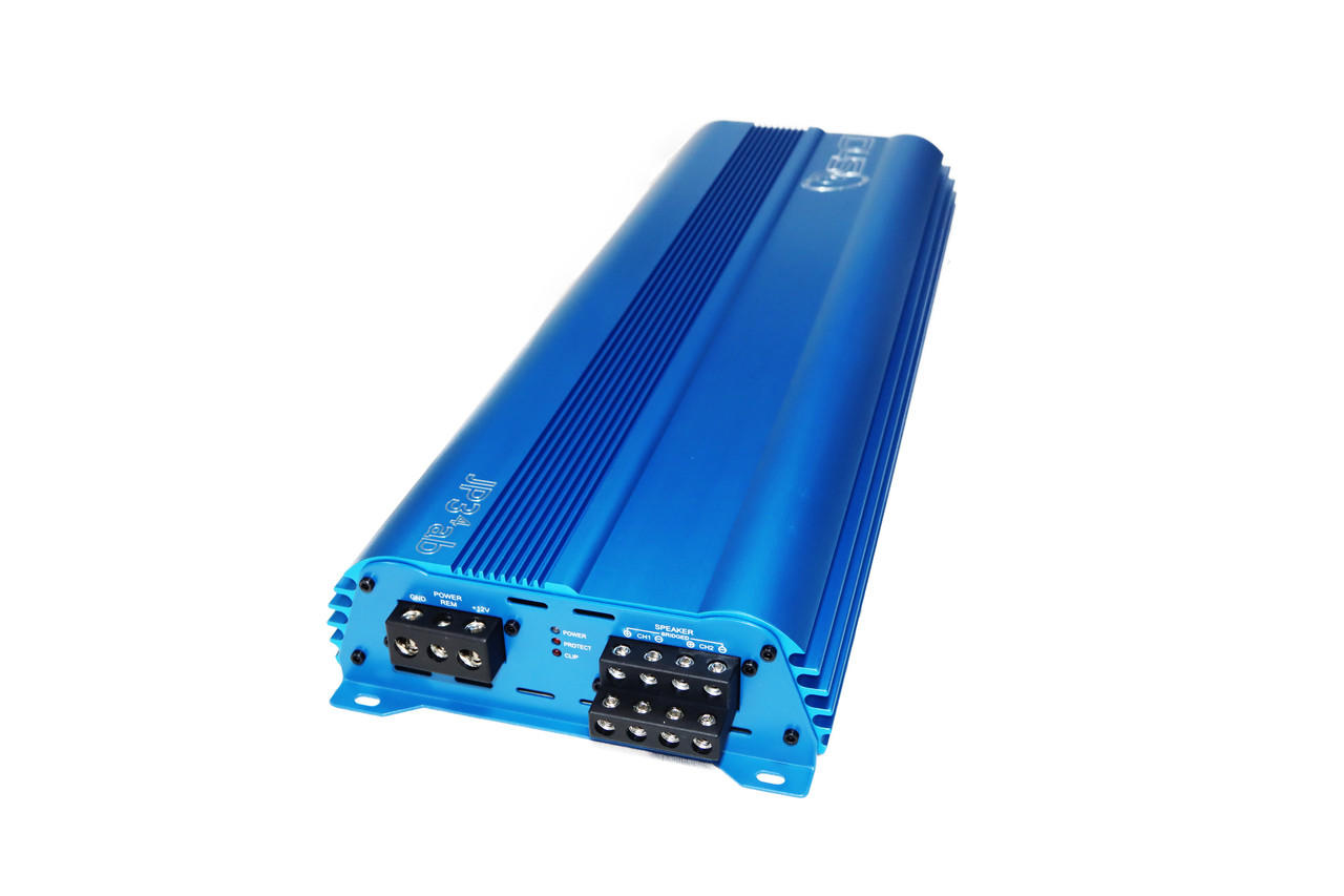 【最安値挑戦】 DOWN4SOUND JP34 AB BLUE | 590W RMS - 4 CHANNEL AMPLIFIER アンプ