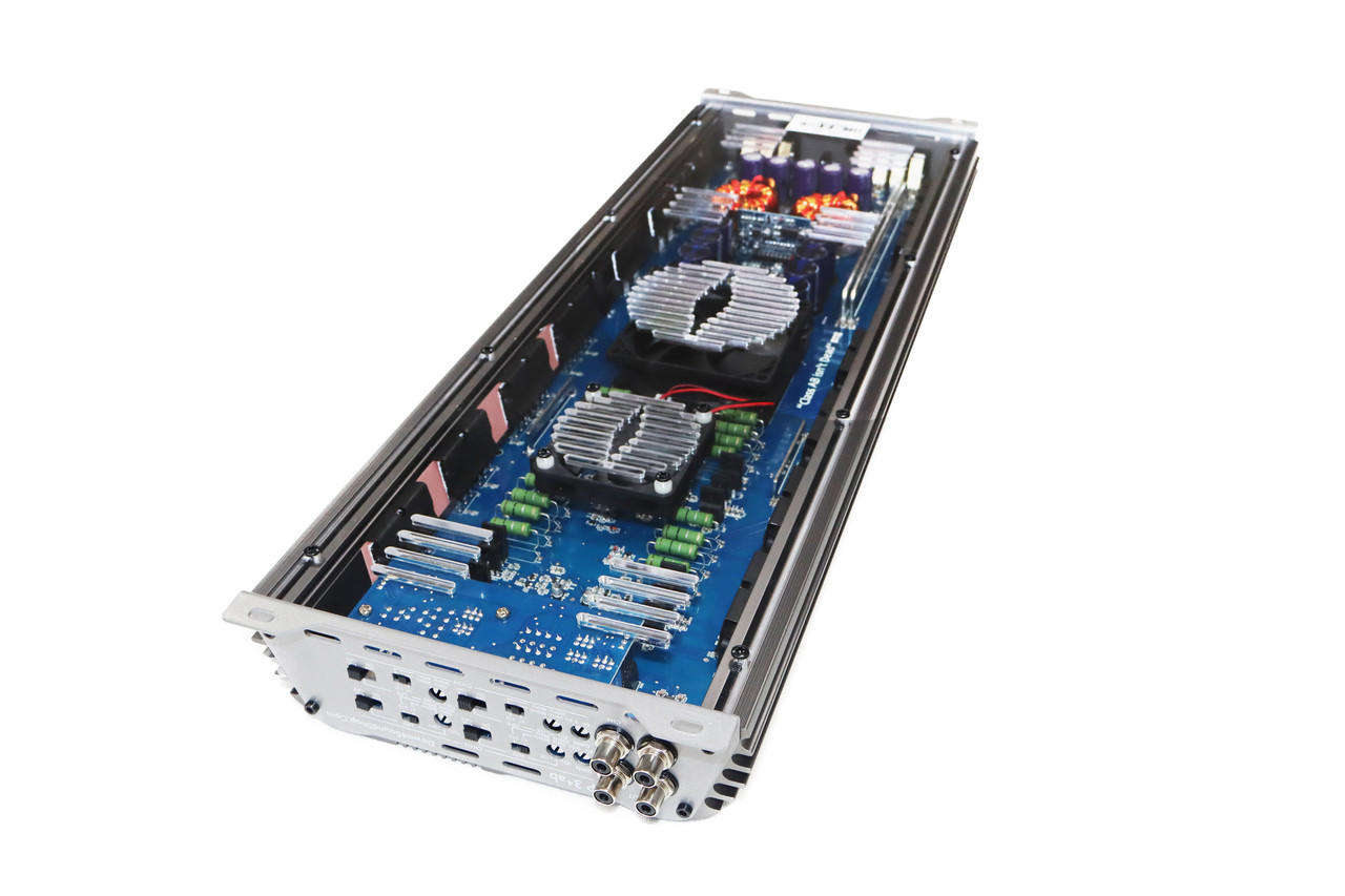 DOWN4SOUND | JP34 AB GRAY | 590W RMS | 4 CHANNEL AMPLIFIER