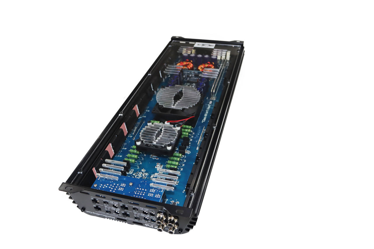 DOWN4SOUND JP34 AB BLACK | 590W RMS - 4 CHANNEL AMPLIFIER