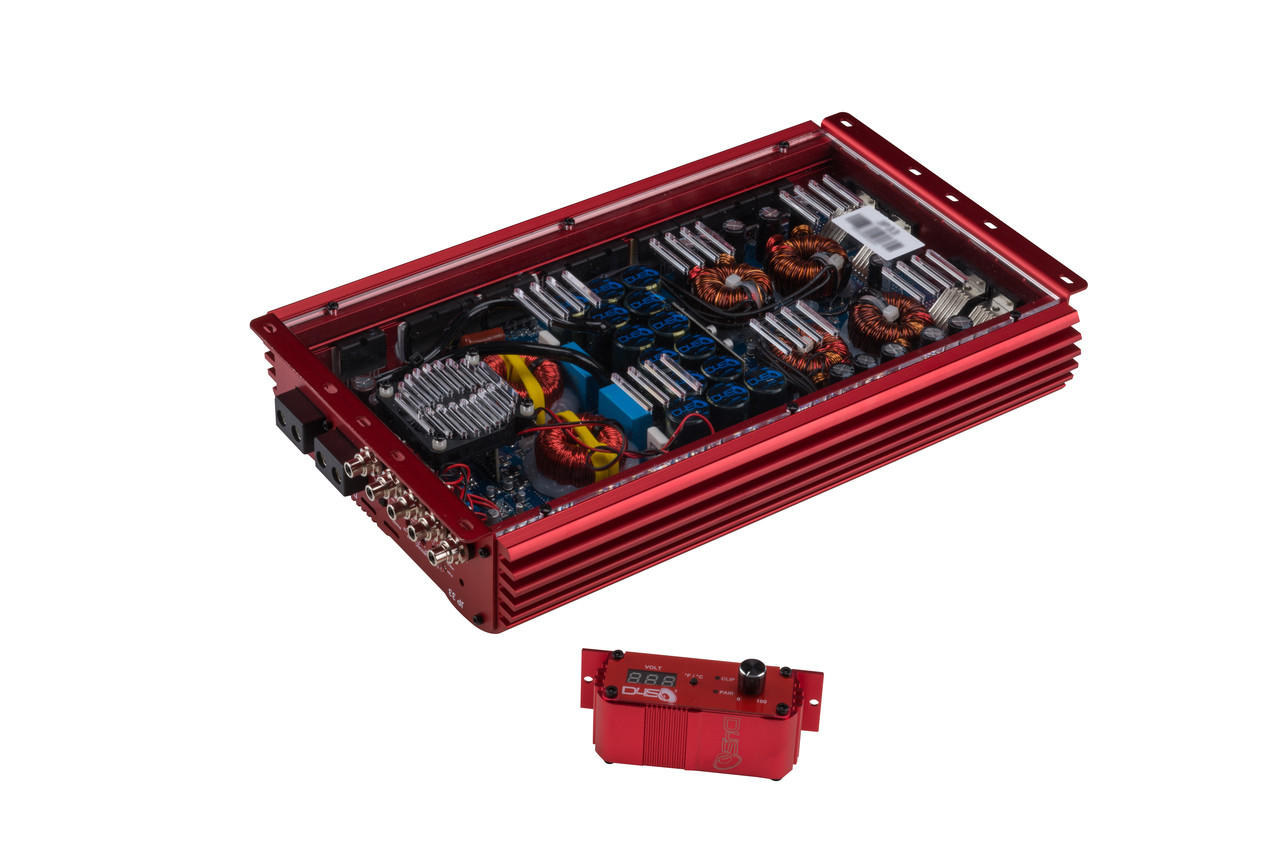 atomic amplifier 3　音良いです DOWN4SOUND JP1.2Z3 RED | 1200W RMS - 4 2 1 ANY-OHM AMPLIFIER