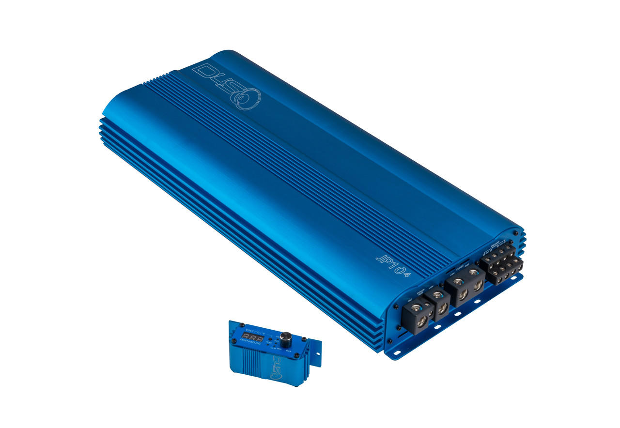 DOWN4SOUND JP 10.4 BLUE | 6000W RMS - 4 CHANNEL AMPLIFIER