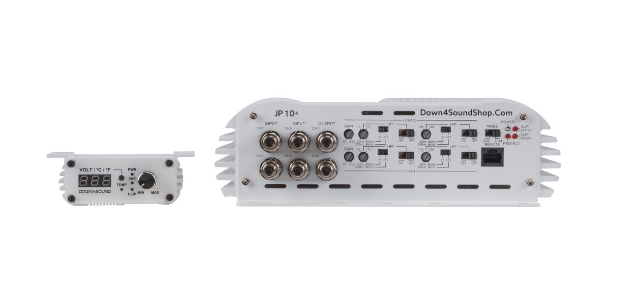ANPAN　4/6 DOWN4SOUND JP 10.4 WHITE GLOSS | 6000W RMS - 4 CHANNEL