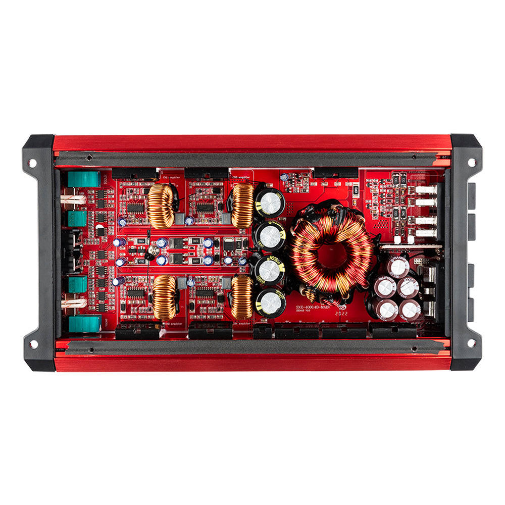 Class D 4-Channel Full-Range Car Amplifier 275 x 4 RMS @4