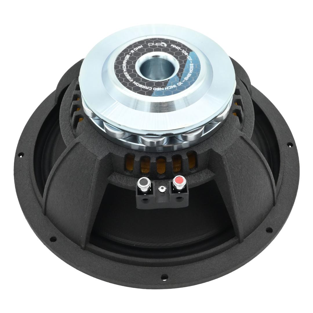 DOWN4SOUND D4S-MND108CF Carbon Fiber Neo+ Water Resistant Speaker