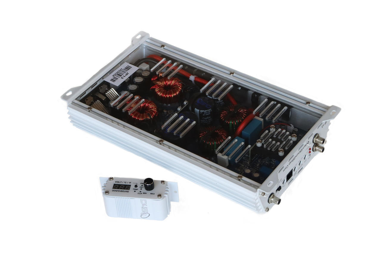 DOWN4SOUND JP13 WHITE GLOSS | 1300W RMS AMPLIFIER