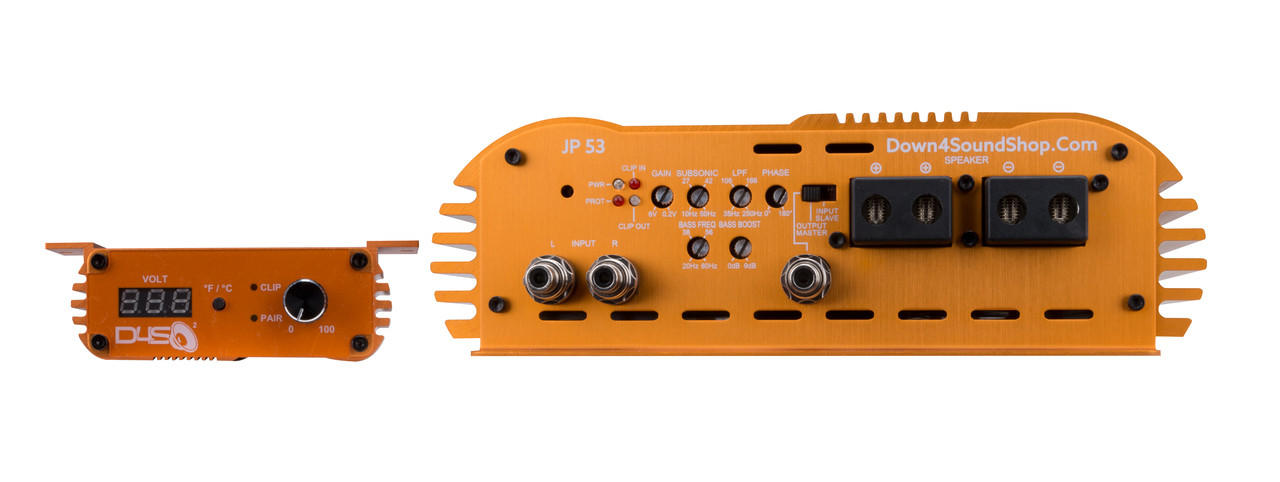 DOWN4SOUND | JP53 ORANGE | 5300W RMS AMPLIFIER - Down4Sound Shop