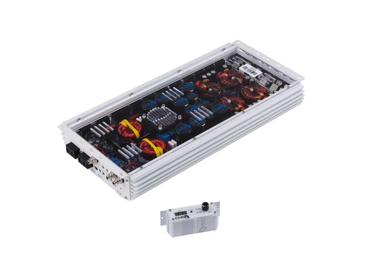 DOWN4SOUND | JP53 WHITE GLOSS | 5300W RMS AMPLIFIER - Down4Sound Shop