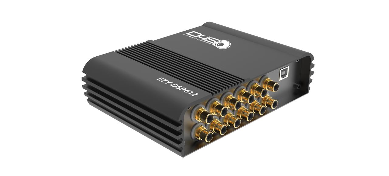 DOWN4SOUND EZY DSP612 AllinOne LOW LEVEL Car Audio DSP 6in12 Out