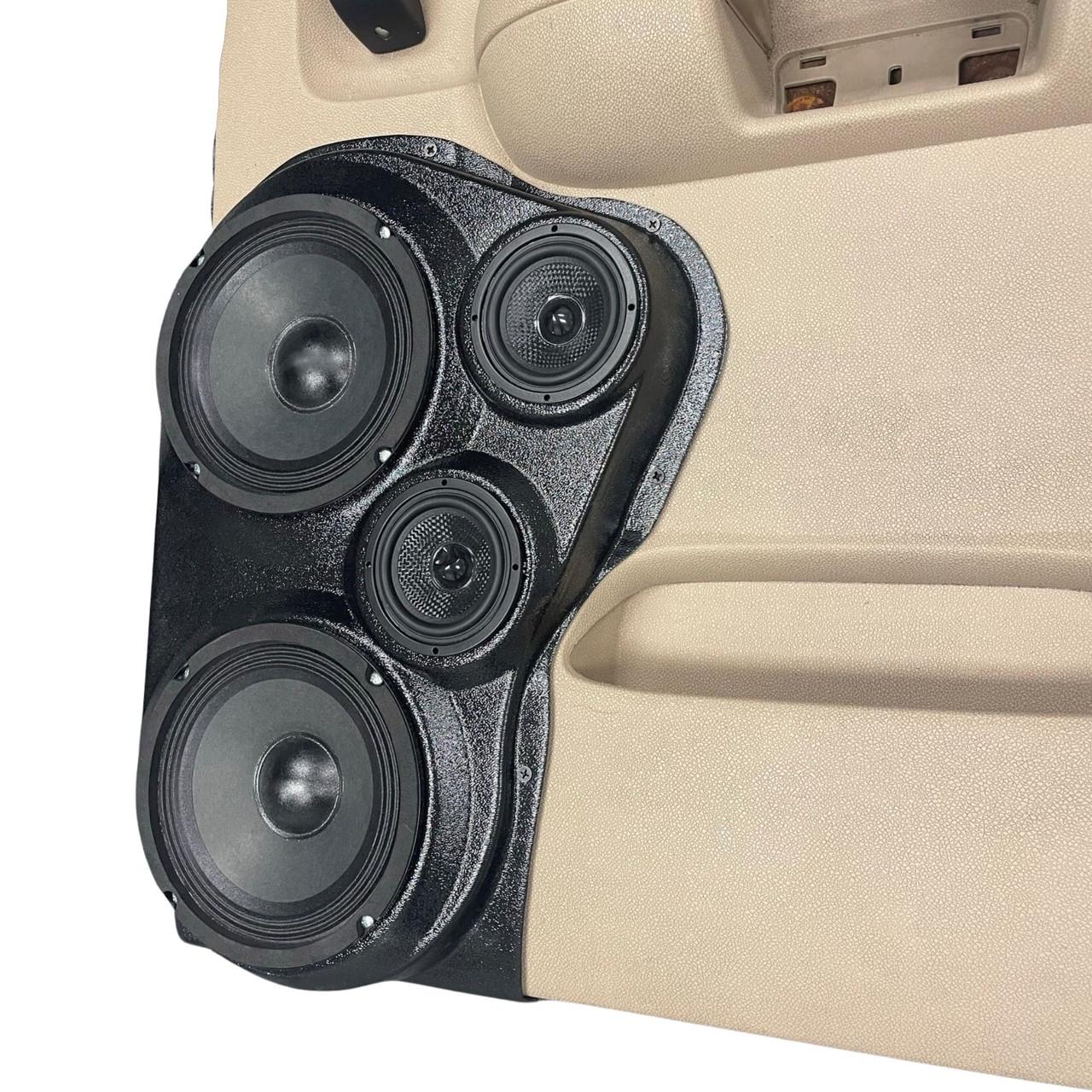 DOWN4SOUND Dual and Dual Speaker Pods for the Rear Door