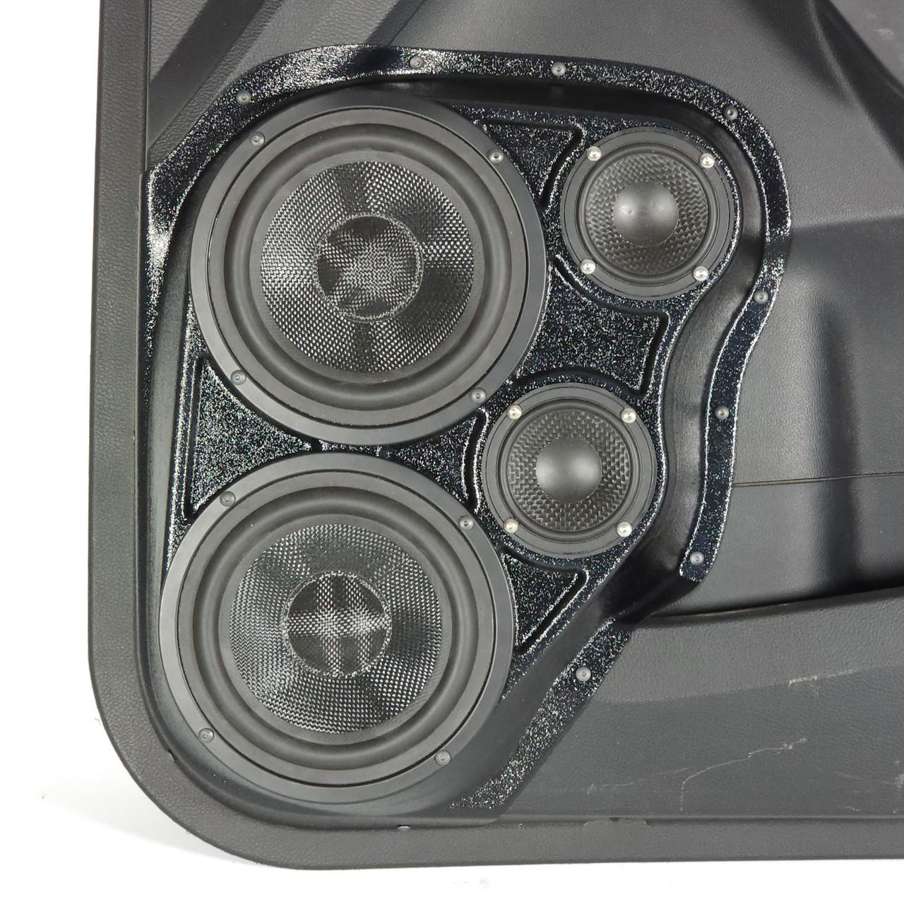 DOWN4SOUND Dual 6.5, Dual 3.5 Front Door Speaker Pods for 2019-2023 ...
