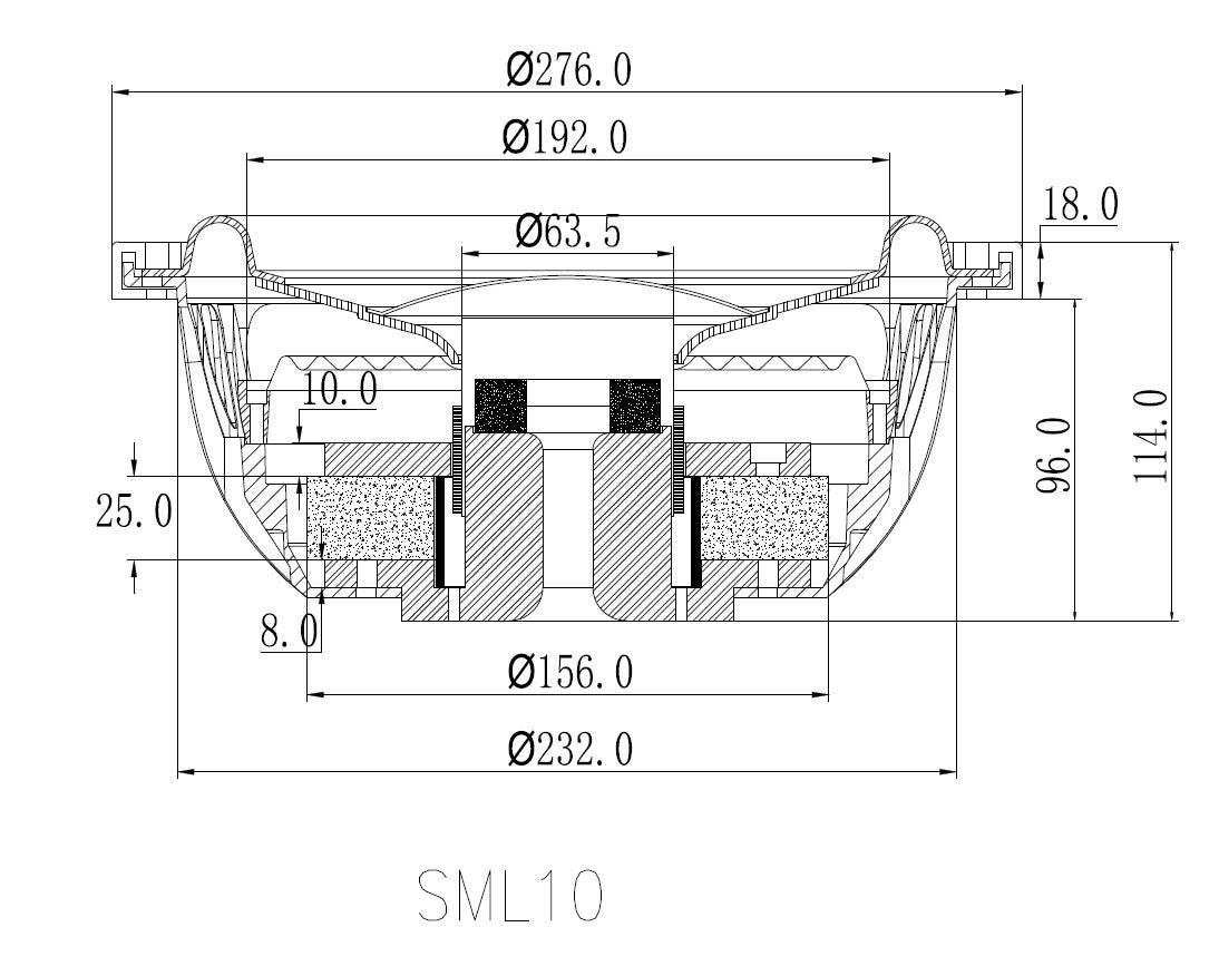デンサン　DWG-4500M SUNDOWN AUDIO SML 8