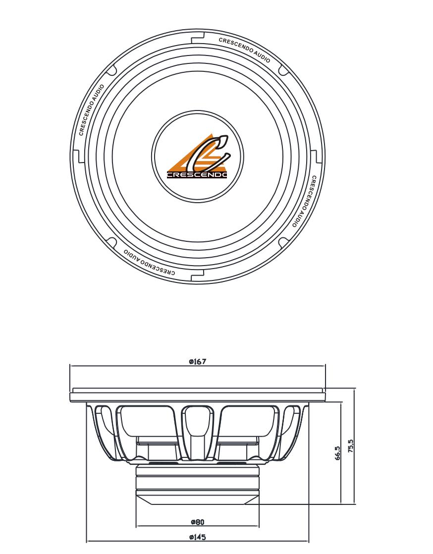CRESCENDO AUDIO | UN-65V3 | 6.5