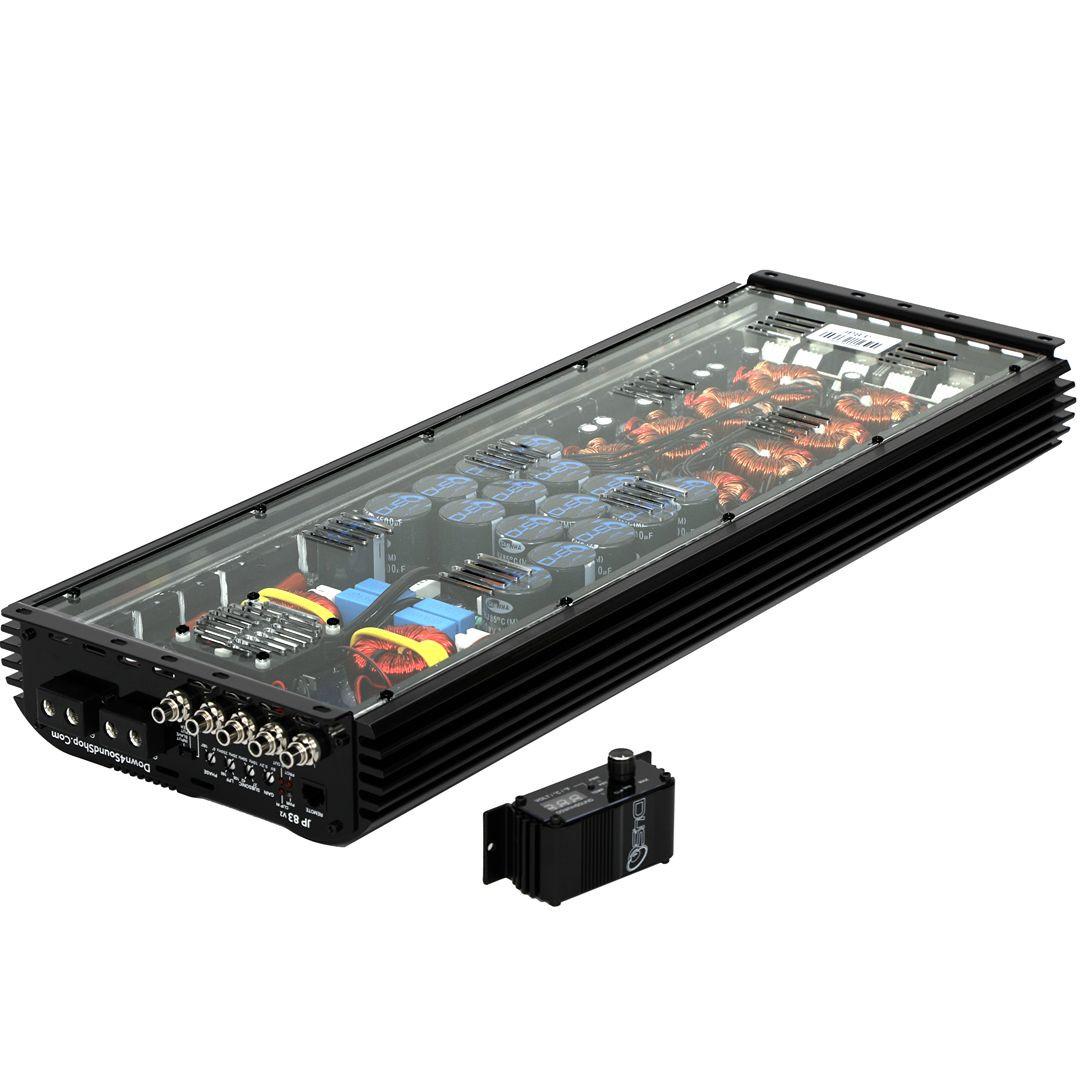 DOWN4SOUND | JP83 V2 BLACK GLOSS | 8300W RMS AMPLIFIER
