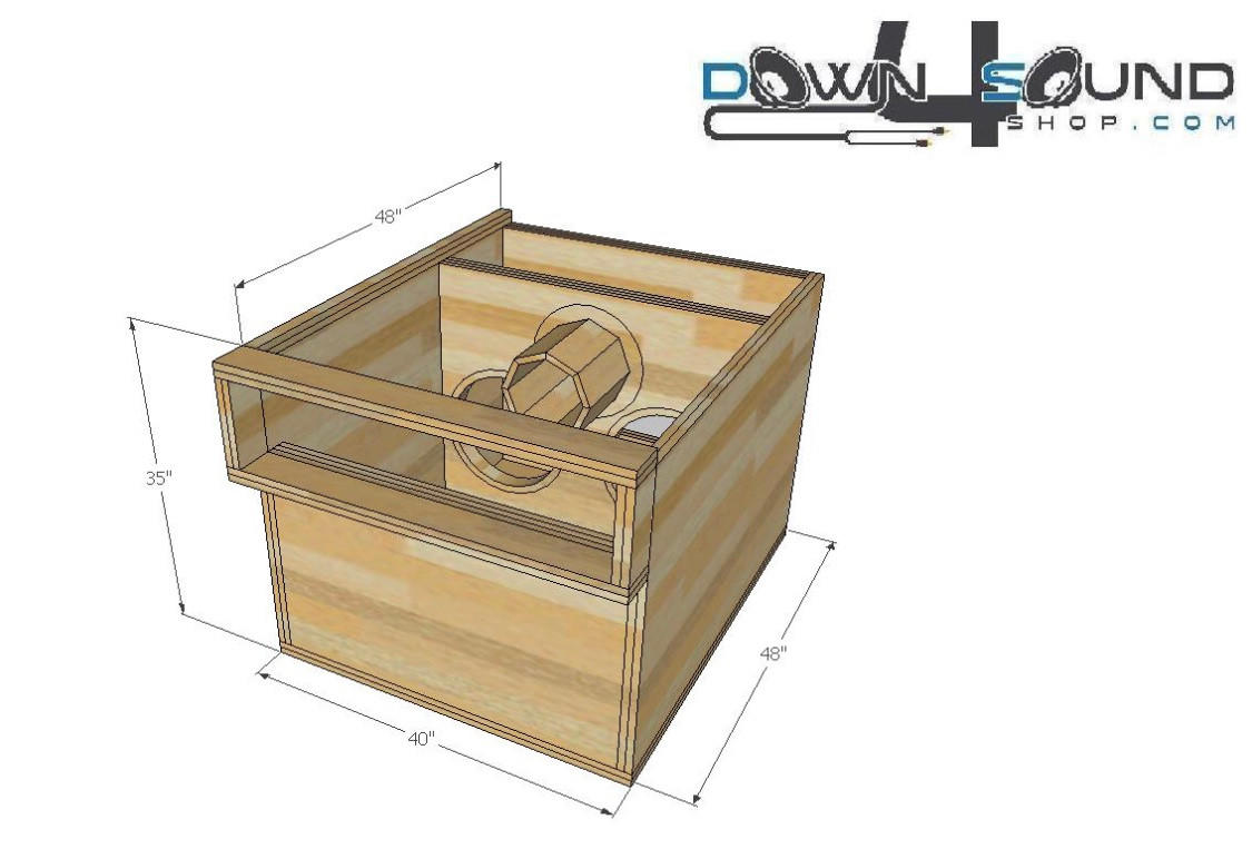 4th Order Bandpass Sub Box 4/6th Order Bandpass Wall Designs (YOU