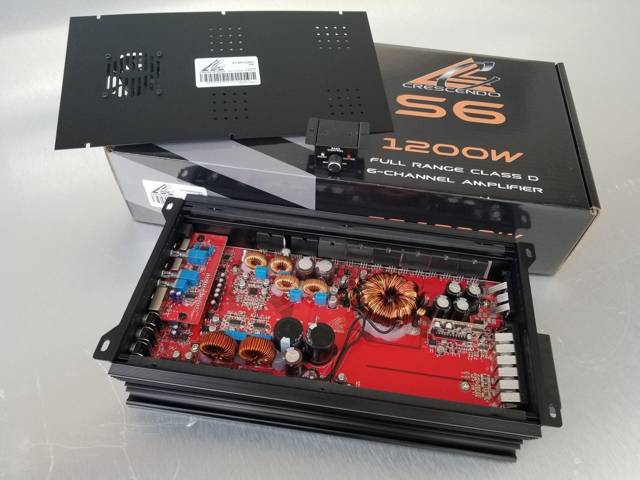 CRESCENDO AUDIO | SYMPHONY S6 | 6 CHANNEL AMPLIFIER - Down4Sound Shop