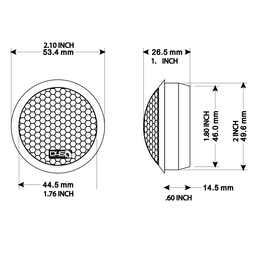 d4s-dw1- sq car audio tweeters without pods