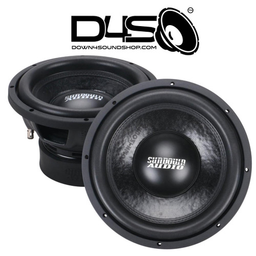 ALTAVOZ BAJO SUBWOOFER COCHE DOBLE 4 OHMIOS AUDIO ATARDECER E-12 V.3 D4 12  500W RMS NUEVO