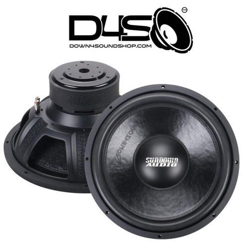 SUNDOWN AUDIO E15 v4 15" D4 Subwoofer 500W RMS 4 OHM Down4Sound Shop