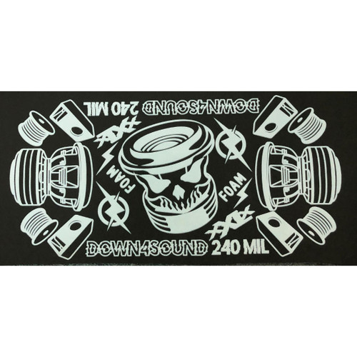 DOWN4SOUND | 240MIL DEADENER ACOUSTIC RUBBER FOAM 3 IN 1- DOOR KIT