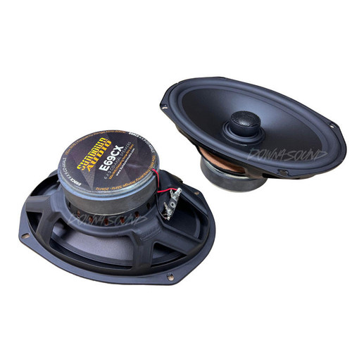 Sundown Audio E69CX 100W RMS Coaxial speaker 4 OHM (PAIR) Down4Sound Shop