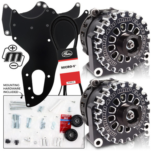 Dual Bracket Red 0513 GM Trucks W/4.8L, 5.3L, & 6.0L (Includes 2 X