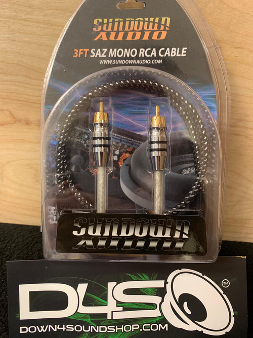 SUNDOWN AUDIO RCA 3FT MONO (STRAPPING RCA) Down4Sound Shop