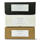 Wholesale, Heaven Scent bespoke label 3x votive gift box frosted glass candles made with natural, soy, vegan wax and fragrance & essential oils