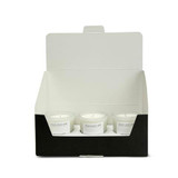 Wholesale, Heaven Scent bespoke label 3x votive gift box frosted glass candles made with natural, soy, vegan wax and fragrance & essential oils