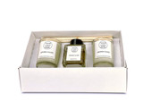 Heaven Scent Wholesale giftset, bespoke label 2x natural, soy, vegan wax candles, 1x 50ml reed diffuser blended with fragrance & essential oils
