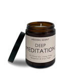 Wholesale, wellbeing range natural, soy, vegan pharmacy jar candle, blended with essential oils. Deep Meditation: Ho Wood Oil, Ylang Ylang, Bergamot & Clary Sage