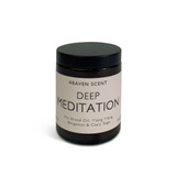 Wholesale, wellbeing range natural, soy, vegan pharmacy jar candle, blended with essential oils. Deep Meditation: Ho Wood Oil, Ylang Ylang, Bergamot & Clary Sage